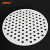 Corrosion Resistant PTFE Filter Plate, Perforated Circular Plate, Uniformly Perforated